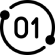 Black Background with Number one point