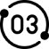 Black Background with Number three point
