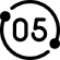 Black Background with Number five point